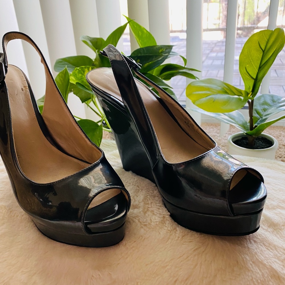 Nine West Metallic Wedges